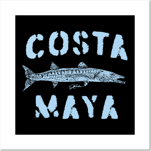 Costa Maya, Mexico, Great Barracuda Wall Art by jcombs